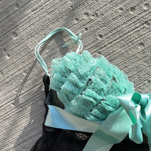 Y2K adorable babydoll lingerie with push up cups - Picture 4 of 11